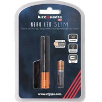 Torcia led nero led slim expo luce quadra - Watt 0,5 1xmini stilo aaa inclusa