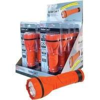 Torcia led rubber led 7 expo luce quadra - Lumen 115 3xmini stilo aaa non incluse cf=pz 8