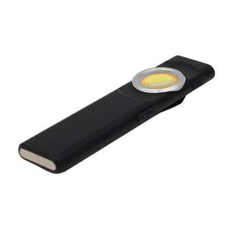 Torcia led cob ultra slim luce quadra - Ricaricabile lumen 300 cm 2,5 h.cm 10 + magnete
