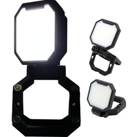 Proiettore led cob oyster luce quadra - Ricaric 2000 lumen cm 10,8x13,8 h.cm 4,3 + magnete