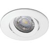 Faretto incasso tondo klak century - Alluminio bianco mm 90 orientabile