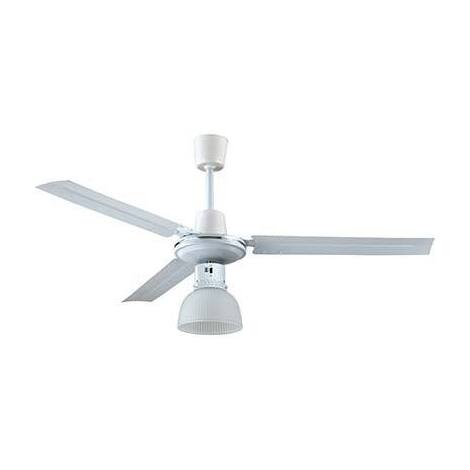 Ventilatore  da  soffitto  industrial  +  luce  effe - Bianco  volt  230  watt  65  cm  120  vel  5  +  inv