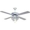 Ventilatore  da  soffitto  country  effe - Bianco  volt  230  watt  70  cm  130  vel  3  +4  luci  +  inv