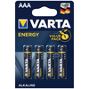 Pila  mini  stilo  aaa  energy  varta - Alcalina  volt  1,5  cf=pz  4