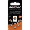 Pila  apparecchio  acustico  rayovac  13  varta - Arancio  cf=pz  6