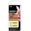 Pila  apparecchio  acustico  easy  tab  10  duracell - Giallo  cf=pz  6