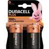 Pila  torcia  d  plus100  power  duracell - Alcalina  volt  1,5  cf=pz  2