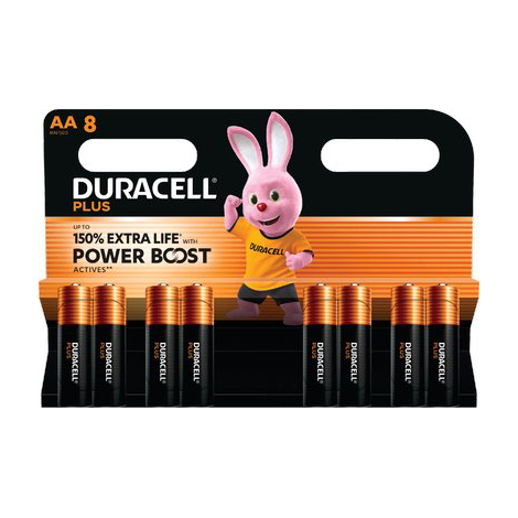 Pila stilo aa plus power boost duracell - Alcalina volt 1,5 cf=pz 8