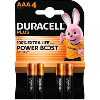 Pila mini stilo aaa plus power boost duracell - Alcalina volt 1,5 cf=pz 4
