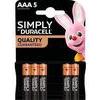 Pila mini stilo aaa simply duracell - Alcalina volt 1,5 cf=pz 5