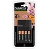 Caricatore  pila  ricaricabile  cef14  duracell - +  2xstilo  aa  +  2xmini  stilo  aaa  min  45=hr  4