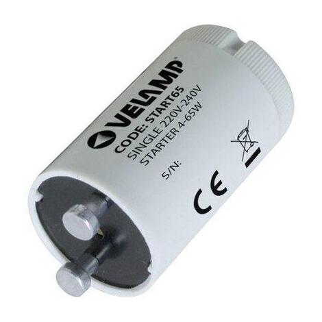 Starter  x  lampada  fluorescente  velamp - Volt  230  watt  4/65