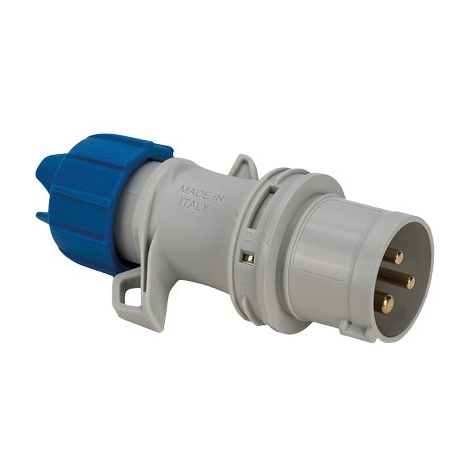 Spina mobile industriale blu fme - 2p+t 16a ip55