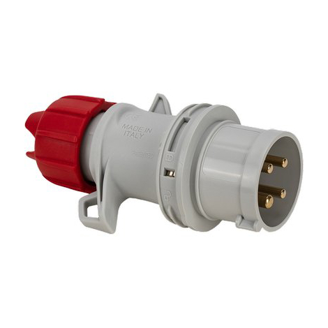 Spina mobile industriale rossa fme - 3p+t 16a ip55