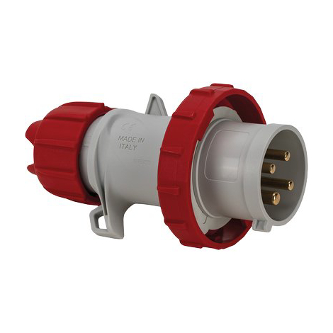 Spina mobile industriale rossa fme - 3p+t 16a ip67