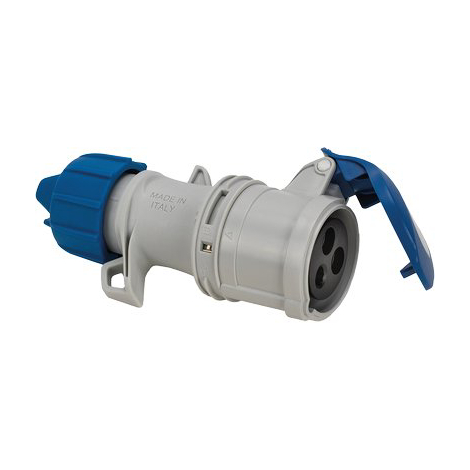 Presa mobile industriale blu fme - 2p+t 16a ip55