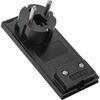 Spina mobile ribassata schuko clock fme - Nero 2p+t 16a