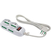 Multipresa bipasso schuko + termico triax fme - Bianco posti 6 2p+t 16a n�xmmq 3x0,75 mt 1,5