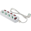 Multipresa bipasso sch +4 int.lum retail fme - Bianco posti 4 2p+t 16a n�xmmq 3x0,75 mt 1,5