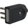 Spina mobile orientabile electraline - Nero 2p+t 10a