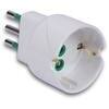 Adattatore  schuko  garanti - Bianco  2p+t  10a