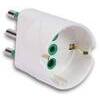Adattatore  schuko  garanti - Bianco  2p+t  16a