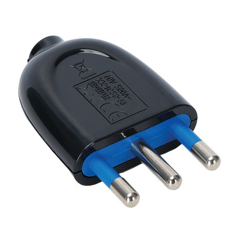 Spina mobile aigostar - Nero 2p+t 16a