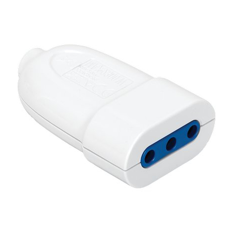 Presa mobile aigostar - Bianco 2p+t 10a