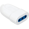 Presa mobile aigostar - Bianco 2p+t 10a