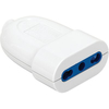 Presa mobile aigostar - Bianco 2p+t 16a bipasso