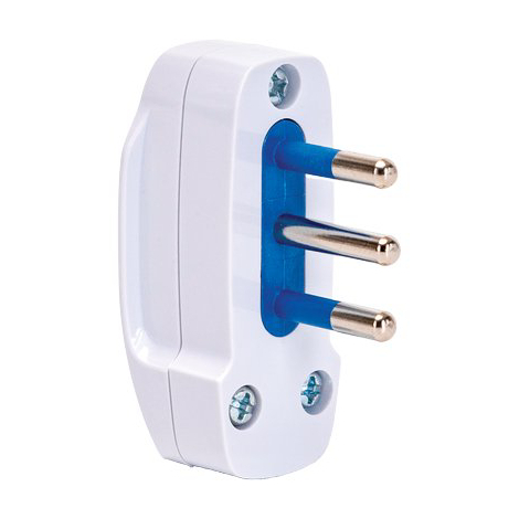 Spina mobile ribassata aigostar - Bianco 2p+t 10a