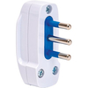 Spina mobile ribassata aigostar - Bianco 2p+t 10a