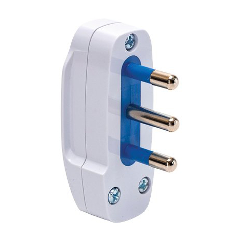 Spina mobile ribassata aigostar - Bianco 2p+t 16a