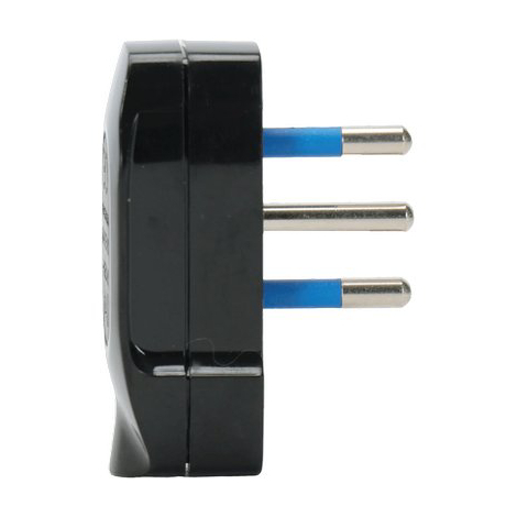 Spina mobile ribassata aigostar - Nero 2p+t 16a