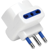 Adattatore triplo 16a-16a+schuko aigostar - Bianco 2p+t