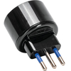 Adattatore schuko aigostar - Nero 2p+t 10a