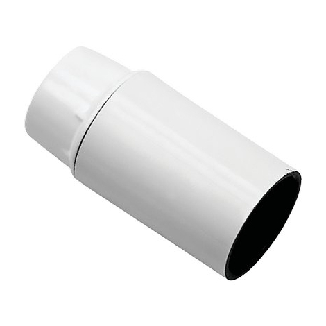 Portalampada camicia liscia electraline - Termoplastico bianco e14 m10x1