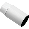 Portalampada camicia liscia electraline - Termoplastico bianco e14 m10x1