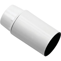 Portalampada camicia liscia electraline - Termoplastico bianco e14 m10x1