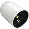 Portalampada camicia liscia electraline - Termoplstico bianco e27 m10x1