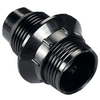 Portalampada camicia liscia + ghiera electraline - Termoplastico nero e14 m10x1