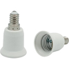 Adattatore lampada e14-e27 electarline - Termoplastico bianco