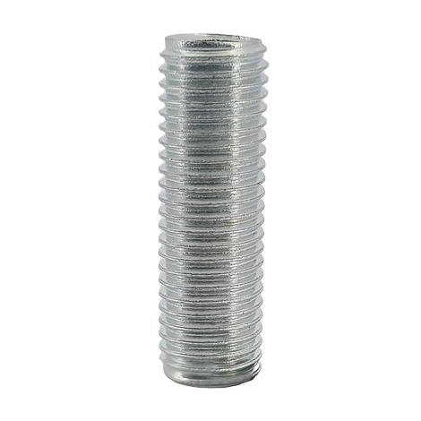 Tubetto filettato x portalampada electraline - Ferro zincato m 10x1 h.mm  20