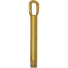 Tubetto filettato + anello x portalampada - Ottone m 10x1 h.mm 85