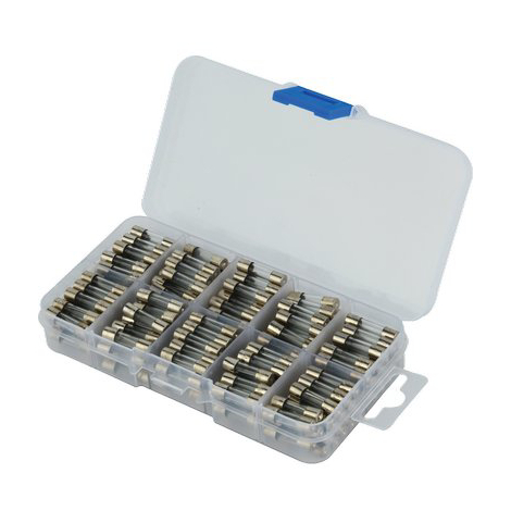 Fusibili in vetro in kit electraline - Ah 0,5/20 cf=pz 200