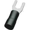 Terminale a forcella a stringere - Nero x cavo mmq 1,5/2,5 foro mm 6,3 cf=pz 20
