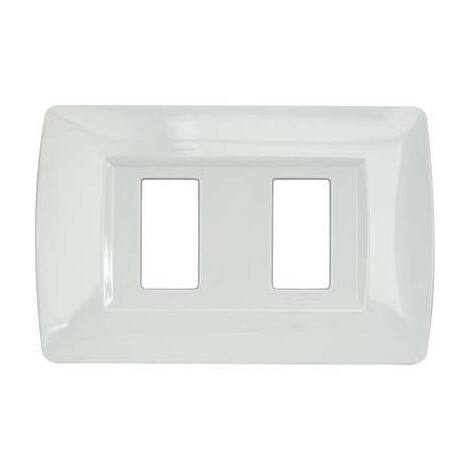 Placca  coprifrutti  magic  line - Nylon  bianco  posti  2  mm  120x80  cf=pz  2