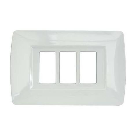 Placca  coprifrutti  magic  line - Nylon  bianco  posti  3  mm  120x80  cf=pz  2