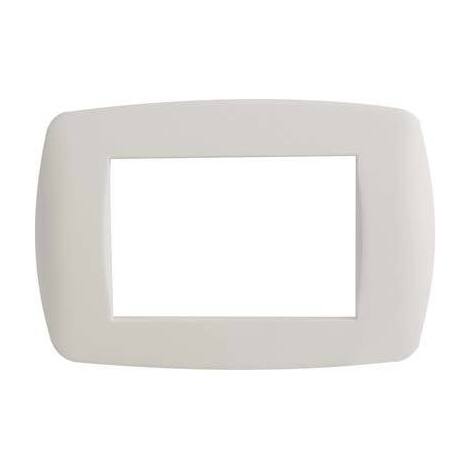 Placca  coprifrutti  millenium  marlanvil - Bianco  posti  3  mm  122x83