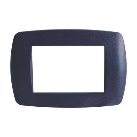 Placca  coprifrutti  millenium  marlanvil - Blu  stellato  posti  3  mm  122x83
